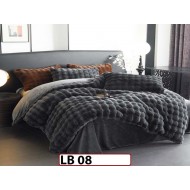 Lenjerie  din Blanita artificiala Tip Iepure din 4 piese - LB 08