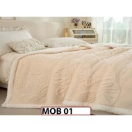 Patura Pufoasa Cocolino cu Blanita pentru pat dublu MOB 01