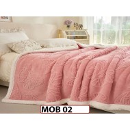 Patura Pufoasa Cocolino cu Blanita pentru pat dublu MOB 02