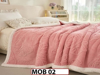 Patura Pufoasa Cocolino cu Blanita pentru pat dublu MOB 02