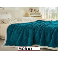 Patura Pufoasa Cocolino cu Blanita pentru pat dublu MOB 03