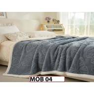 Patura Pufoasa Cocolino cu Blanita pentru pat dublu MOB 04