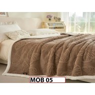 Patura Pufoasa Cocolino cu Blanita pentru pat dublu MOB 05