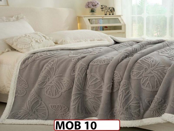 Patura Pufoasa Cocolino cu Blanita pentru pat dublu MOB 10 Patura Pufoasa Cocolino cu Blanita pentru pat dublu MOB 10