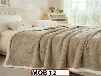 Patura Pufoasa Cocolino cu Blanita pentru pat dublu MOB 12