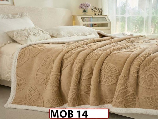 Patura Pufoasa Cocolino cu Blanita pentru pat dublu MOB 14 Patura Pufoasa Cocolino cu Blanita pentru pat dublu MOB 14