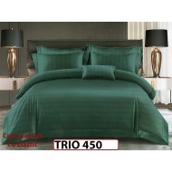 Lenjerie din damasc finetat  6 piese cearceaf cu elastic - TRIO450