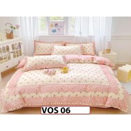 Lenjerie DELUXE din Bumbac Finetat cu volanase - VOS 06