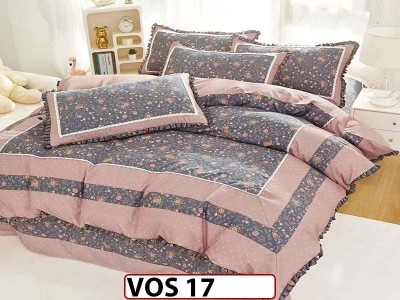 Lenjerie DELUXE din Bumbac Finetat cu volanase - VOS 17 Lenjerie DELUXE din Bumbac Finetat cu volanase - VOS 17
