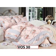 Lenjerie DELUXE din Bumbac Finetat cu volanase - VOS 30