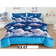 Lenjerie din finet 4 piese 1 Persoana - KX 07