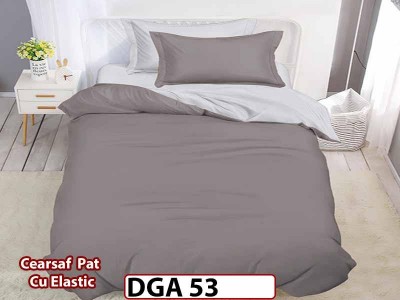 Lenjerie din finet 4 piese 1 Persoana Cearceaf cu Elastec - DGA 53