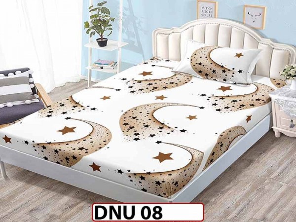 Husa de Pat din Finet + 1 Fata de Perna - Saltea 140x200 - Pat 2 Persoane - DNU 08