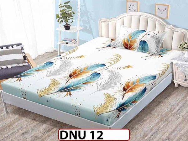 Husa de Pat din Finet + 1 Fata de Perna - Saltea 140x200 - Pat 2 Persoane - DNU 12 Husa de Pat din Finet + 1 Fata de Perna - Saltea 140x200 - Pat 2 Persoane - DNU 12