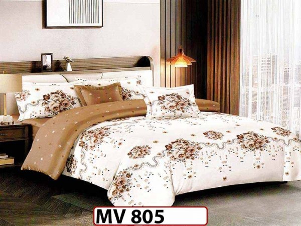 Lenjerie din bumbac Satinat 4 piese Casa New Concept - MV805