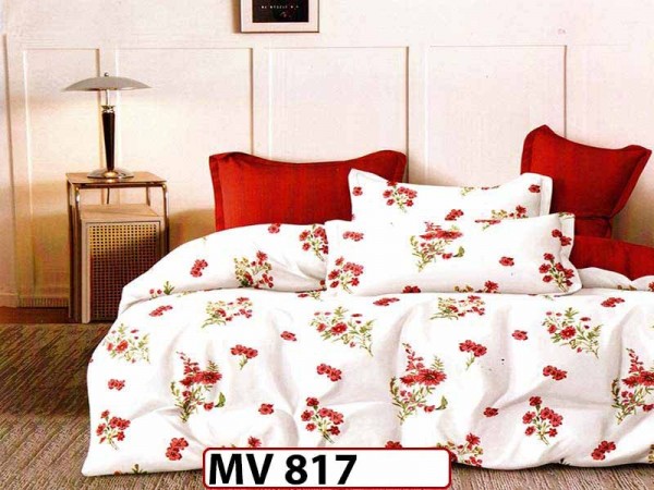 Lenjerie din bumbac Satinat 4 piese Casa New Concept - MV817 Lenjerie din bumbac Satinat 4 piese Casa New Concept - MV817
