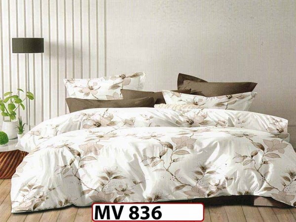 Lenjerie din bumbac Satinat 4 piese Casa New Concept - MV836 Lenjerie din bumbac Satinat 4 piese Casa New Concept - MV836