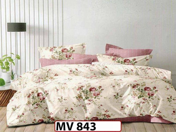 Lenjerie din bumbac Satinat 4 piese Casa New Concept - MV843