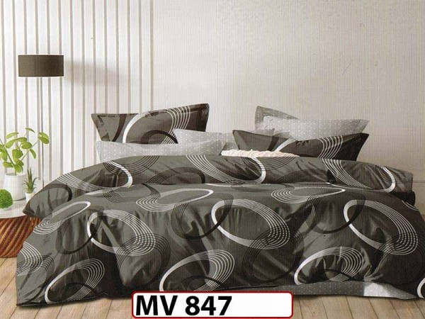 Lenjerie din bumbac Satinat 4 piese Casa New Concept - MV847
