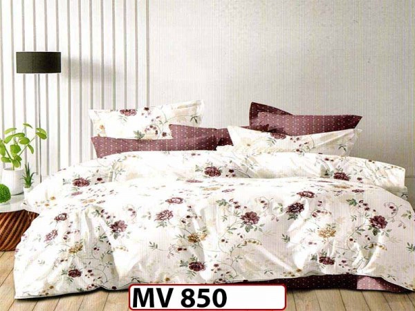 Lenjerie din bumbac Satinat 4 piese Casa New Concept - MV850