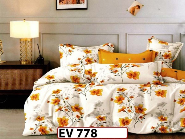 Lenjerie din bumbac Satinat 6 piese Casa New Concept - EV778 Lenjerie din bumbac Satinat 6 piese Casa New Concept - EV778