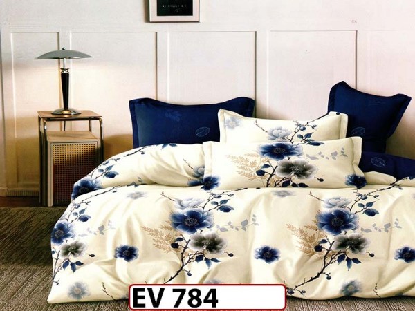 Lenjerie din bumbac Satinat 6 piese Casa New Concept - EV784 Lenjerie din bumbac Satinat 6 piese Casa New Concept - EV784
