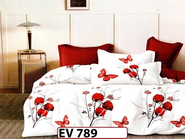 Lenjerie din bumbac Satinat 6 piese Casa New Concept - EV789 Lenjerie din bumbac Satinat 6 piese Casa New Concept - EV789