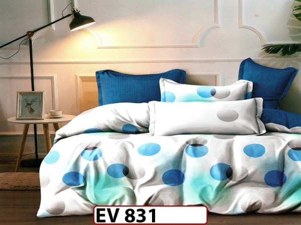 Lenjerie din bumbac Satinat 6 piese Casa New Concept - EV831 Lenjerie din bumbac Satinat 6 piese Casa New Concept - EV831
