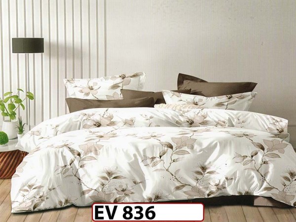 Lenjerie din bumbac Satinat 6 piese Casa New Concept - EV836 Lenjerie din bumbac Satinat 6 piese Casa New Concept - EV836