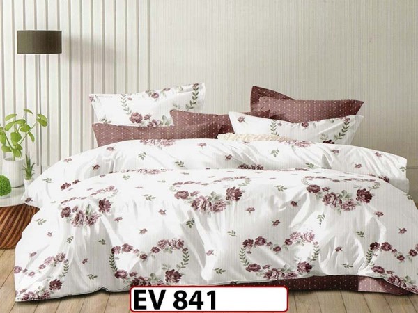 Lenjerie din bumbac Satinat 6 piese Casa New Concept - EV841 Lenjerie din bumbac Satinat 6 piese Casa New Concept - EV841
