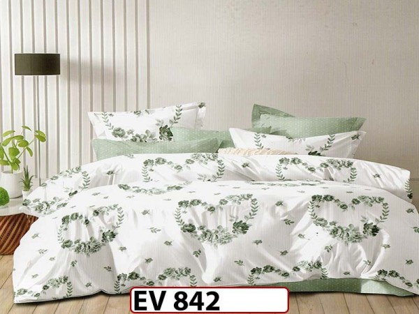 Lenjerie din bumbac Satinat 6 piese Casa New Concept - EV842 Lenjerie din bumbac Satinat 6 piese Casa New Concept - EV842