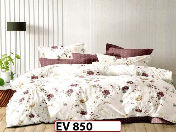 Lenjerie din bumbac Satinat 6 piese Casa New Concept - EV850 Lenjerie din bumbac Satinat 6 piese Casa New Concept - EV850