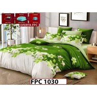 SET Lenjerie din Finet 6 Piese + Pilota 200x220cm + 2 Perne 50x70cm - FPC 1030