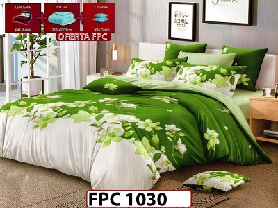 SET Lenjerie din Finet 6 Piese + Pilota 200x220cm + 2 Perne 50x70cm - FPC 1030