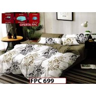 SET Lenjerie din Finet 6 Piese + Pilota 200x220cm + 2 Perne 50x70cm - FPC 699