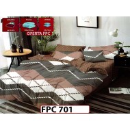 SET Lenjerie din Finet 6 Piese + Pilota 200x220cm + 2 Perne 50x70cm - FPC 701