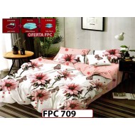 SET Lenjerie din Finet 6 Piese + Pilota 200x220cm + 2 Perne 50x70cm - FPC 709