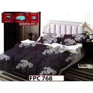 SET Lenjerie din Finet 6 Piese + Pilota 200x220cm + 2 Perne 50x70cm - FPC 768