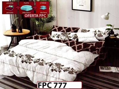 SET Lenjerie din Finet 6 Piese + Pilota 200x220cm + 2 Perne 50x70cm - FPC 777