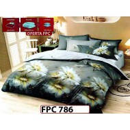 SET Lenjerie din Finet 6 Piese + Pilota 200x220cm + 2 Perne 50x70cm - FPC 786