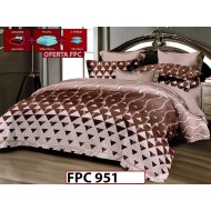 SET Lenjerie din Finet 6 Piese + Pilota 200x220cm + 2 Perne 50x70cm - FPC 951