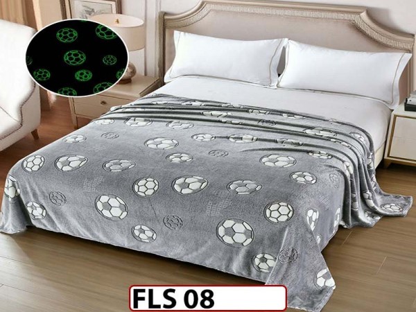 Patura Fosforescenta din Microfibra Plusata 200x230cm - FLS 08 Patura Fosforescenta din Microfibra Plusata 200x230cm - FLS 08