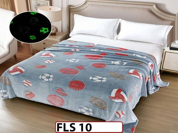 Patura Fosforescenta din Microfibra Plusata 200x230cm - FLS 10 Patura Fosforescenta din Microfibra Plusata 200x230cm - FLS 10