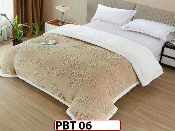 Patura Pufoasa Cocolino cu Blanita cu Fermoar 200x230cm - PBT 06