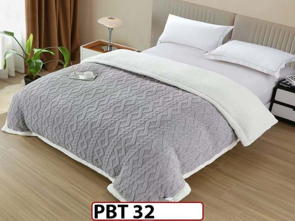 Patura Pufoasa Cocolino cu Blanita cu Fermoar 200x230cm - PBT 32