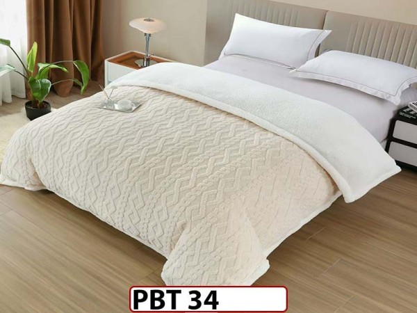 Patura Pufoasa Cocolino cu Blanita cu Fermoar 200x230cm - PBT 34 Patura Pufoasa Cocolino cu Blanita cu Fermoar 200x230cm - PBT 34