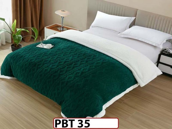 Patura Pufoasa Cocolino cu Blanita cu Fermoar 200x230cm - PBT 35