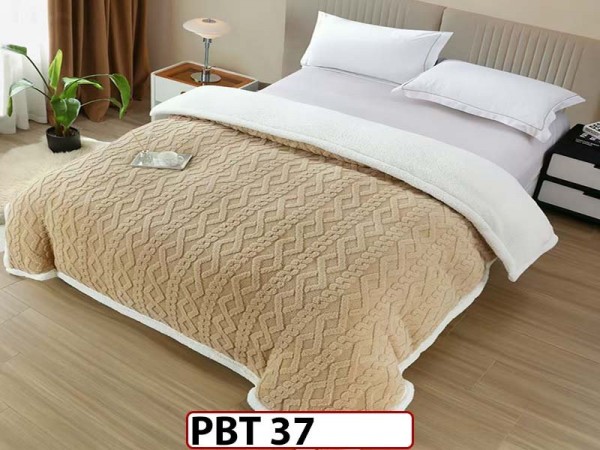 Patura Pufoasa Cocolino cu Blanita cu Fermoar 200x230cm - PBT 37