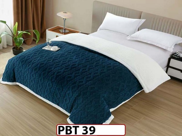 Patura Pufoasa Cocolino cu Blanita cu Fermoar 200x230cm - PBT 39