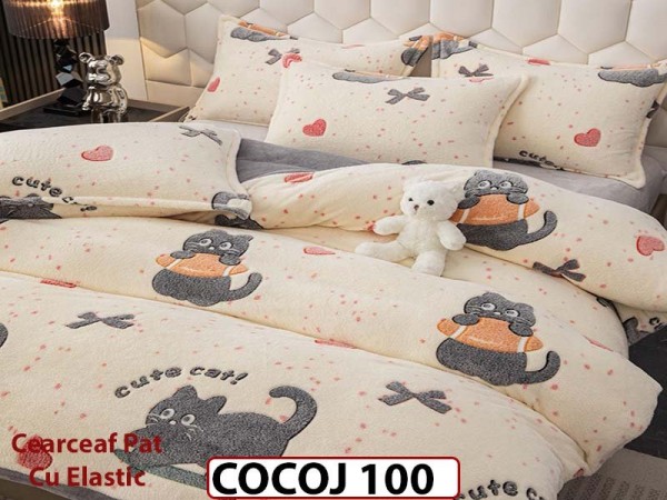 Lenjerie De Pat COCOLINO  cu Elastic 4 piese - COCOJ100